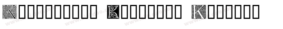 Ornamental Initials M字体转换